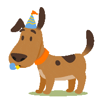 Dog Party Sticker by bosch Tiernahrung