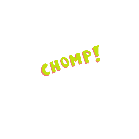 Bite Chomp Sticker