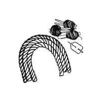 abranchandcord macrame abranchandcord a branch and cord Sticker