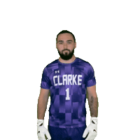 Clarke Mens Soccer Sticker by Clarke University