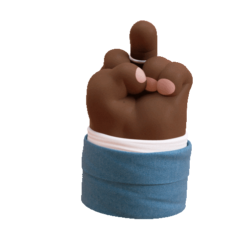 Cartoon Hand Sticker