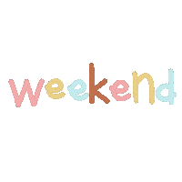 Happy Weekend Sticker