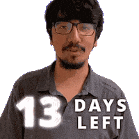 13 Days 13D Sticker