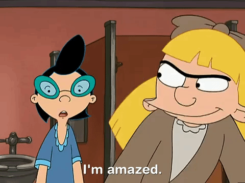 hey arnold nicksplat GIF