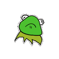 Frog Kermit Sticker