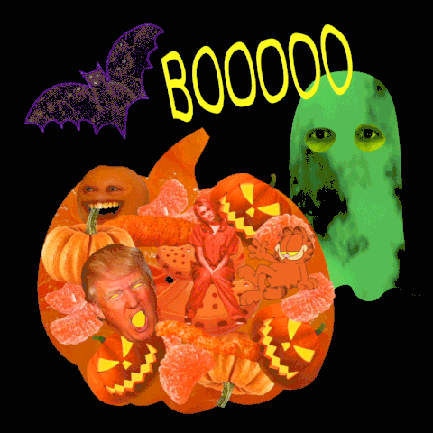 agatheb-b giphyupload halloween trump creepy GIF