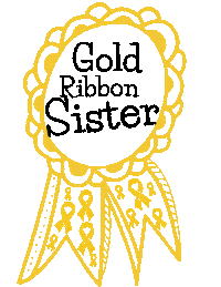 Gold Sister Sticker by Little Hero Foundation