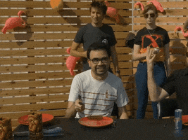 gus sorola knife GIF by Rooster Teeth