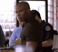 Suspicious Dexter Morgan GIF