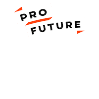 Digital art gif. Inside a white ribbon, black font text reads, "Pro future," and the words "Anti Nuke" appear in bold text under the ribbon.
