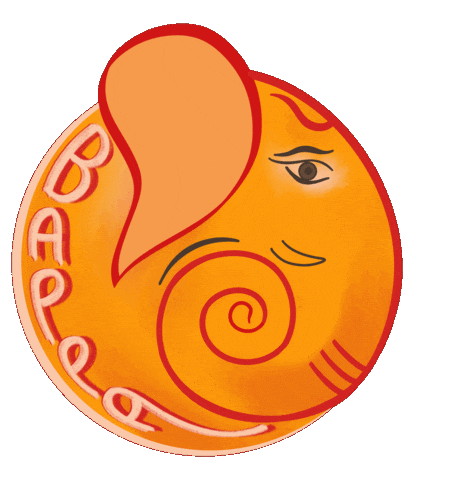 Vinayaka Chaturthi Mumbai Sticker by Sonamm