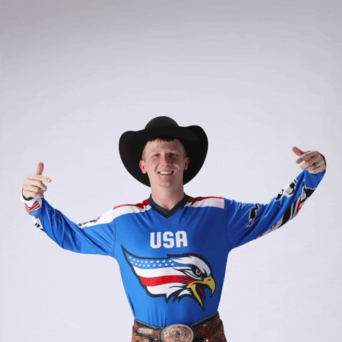 team usa cowboy GIF by Professional Bull Riders (PBR)