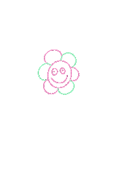 Happy Flower Sticker