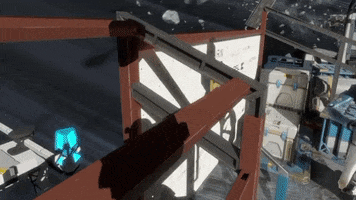 EchoGames gaming space rock flying GIF