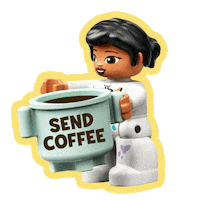 Tired Early Morning Sticker by LEGO