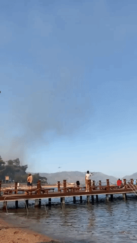 Firefighters Battle Blazes Across Several Turkish Provinces