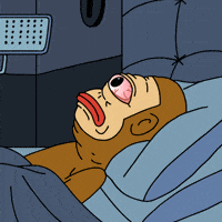 Tired In Bed GIF by Ponke
