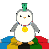 Number One Win Sticker by Pudgy Penguins