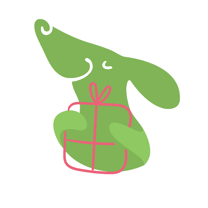 Dog Gift Sticker For IOS Android GIPHY dog-gift-guide