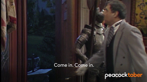 Come In Haunted House GIF by PeacockTV