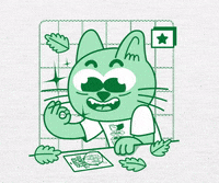 Cat GIF by @gallegoseba