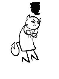 usedtobehmc demon coke rum priest Sticker