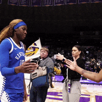 Womens Basketball Hug GIF by LSU Tigers