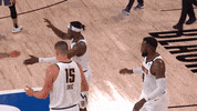High Five Nba Playoffs GIF by NBA