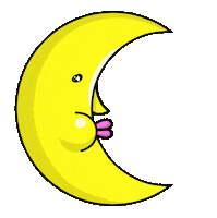 おやすみ 月 Sticker