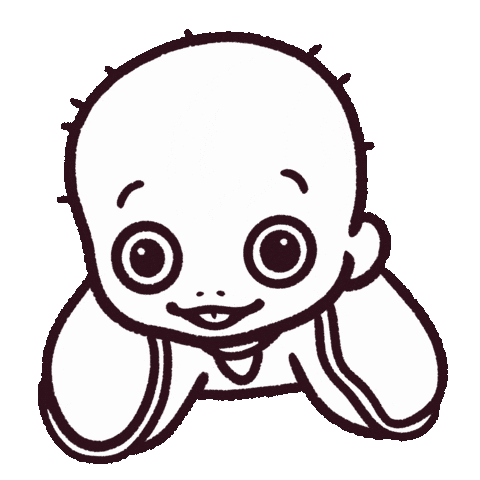 Baby Sticker by akaKUMA