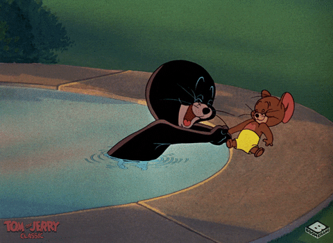 tom and jerry yes GIF