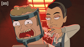 Screaming Rick And Morty GIF by Adult Swim