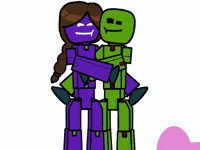 I Love You Hug GIF by Stikbot