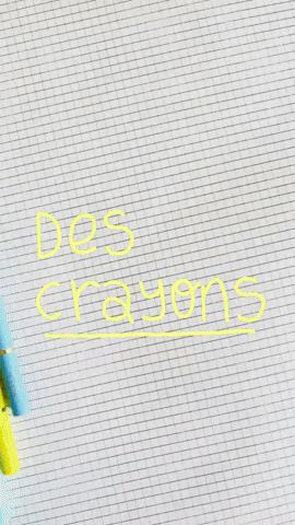des crayons