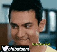 Blah Blah Blah 3Idiots GIF