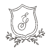 E Shield Sticker by Erin Schultze Photography