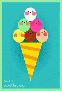 happy birthday GIF by Greetings Island