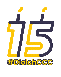 Ccc Melyn Sticker by Coleg Cymraeg Cenedlaethol