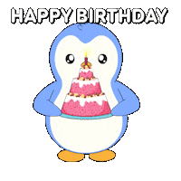 Happy Birthday Sticker by Pudgy Penguins