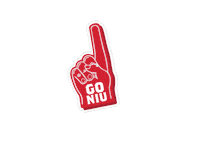 Niu Go Huskies Sticker by Northern Illinois University