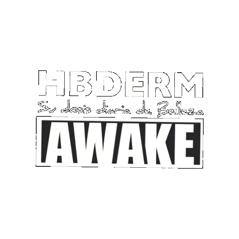 Awake Sticker by HBDERM
