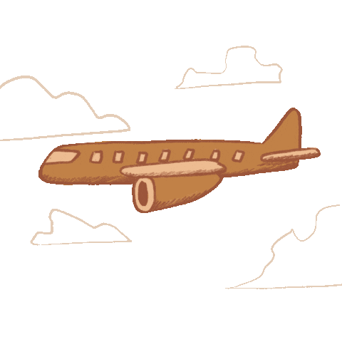 travel sky Sticker by Lost Lily