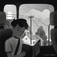coreyegbert animation illustration magic book GIF