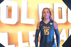 Toledo Volleyball GIF by Toledo Rockets