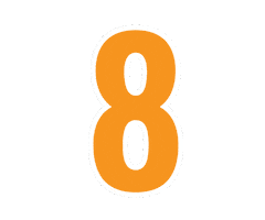 Pma Number 8 Sticker by Upsiders