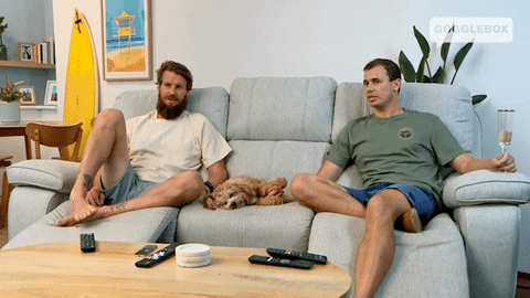 Happy Up And Down GIF by Gogglebox Australia