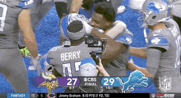 Detroit Lions Win GIF by NFL