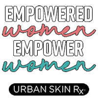 UrbanSkinRx fire women glow empower Sticker