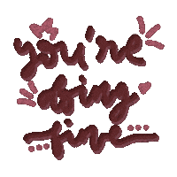 rahmainas fine doing imfine rahmainas Sticker