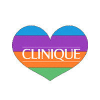 heart love Sticker by Clinique